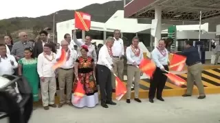 Puesta en operación de la autopista Mitla – Tehuantepec, tramo Lachiguiri   Tehuantepec