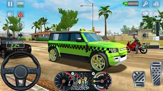 Driving a Land Rover Defender Taxi Driver - Taxi Sim Driving Games For Android Gameplay #3