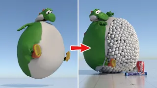 Yoshi Inhales Coke and Mentos, What Could Go Wrong? 🍄🙃