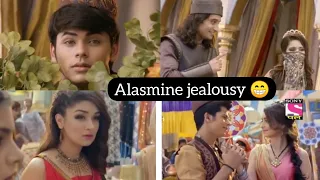 whose jealousy is your fabb ?? 1) #Aladdin 2) #Yasmine 3) #Alasmine just write 1 hashtag 😁