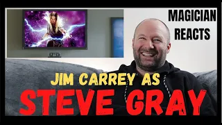 MAGICIAN REACTS to JIM CARREY as Steve Gray - (MAGIC IN MOVIES)