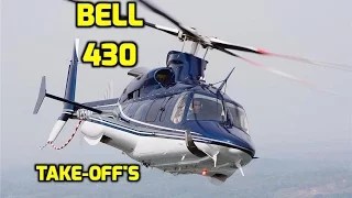 Bell 430: Take-offs!!!!