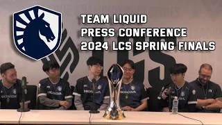 Team Liquid Grand Finals Post-Match Press Conference vs FlyQuest | LCS 2024 Spring Split