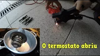 Teste de velas de incandescência e do termostato