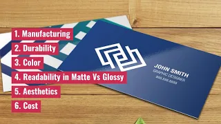 Matte vs Glossy Business Cards Which Is Better