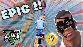 EPIC BIKE STUNTS IN GTA 5