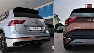 2022 Volkswagen TIGUAN vs 2022 Kia SPORTAGE - Exterior Comparison by Supergimm45