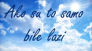 Plavi Orkestar -  Ako su to samo bile lazi   LYRICS