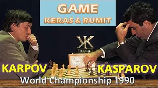 Rumit Dan Kerasnya Game Kasparov vs Karpov | World Championship 1990