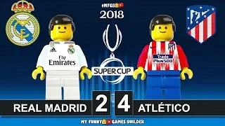 Uefa Super Cup 2018 • Real Madrid vs Atlético Madrid 2-4 🏆 All Goals Highlights Lego Football