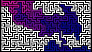 Maze solving with Dijkstra's algorithm