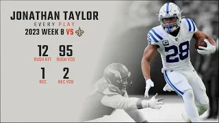 Jonathan Taylor Every Run and Catch vs New Orleans Saints | 2023 Week 8 | Fantasy Football Film