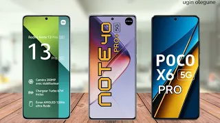 Redmi Note 13 Pro vs Infinix Note 40 Pro Plus vs Poco X6 Pro