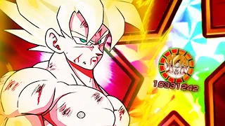 *NON PULLATE* 100% CARNIVAL LR GOKU SSJ SHOWCASE LINK LVL 10! DBZ: DOKKAN BATTLE ITA