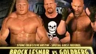 Goldberg vs Brock Lesnar l WrestleMania 20 l Combates WWE