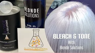 Bleach & Tone | BLONDE SOLUTIONS  Application | ICY AF