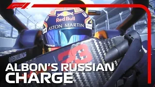 Alexander Albon's Charge Through The Field | 2019 Russian Grand Prix