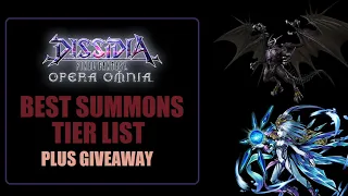 Dissidia Final Fantasy Opera Omnia Best Summons Tier List Plus Giveaway!