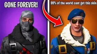 Top 5 EXCLUSIVE FORTNITE SKINS You Can't Get ANYMORE!