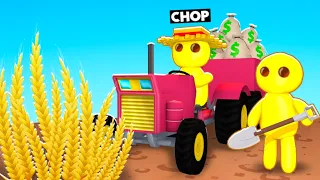 CHOP BECAME FARMER AND SUPER RICH IN WOBBLY LIFE