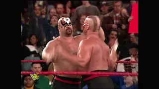 Legion of Doom return to standing ovation on WWF Raw! in match with The Headbangers 1997