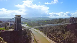 Bristol Clifton Suspension Bridge Walk, English Countryside 4K