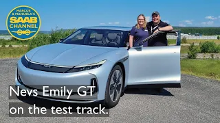 Nevs Emily GT on the test track! Visit to Trollhättan!