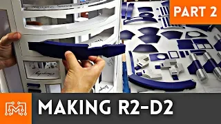 Making R2-D2 Part 2 // Paint, Panels, Assembly | I Like To Make Stuff
