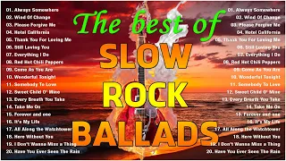 Best Slow Rock Ballads 70s 80s, 90s 🦋 Scorpions, Aerosmith, Ledzeppelin, Bon Jovi, U2, Nirvana, GNR