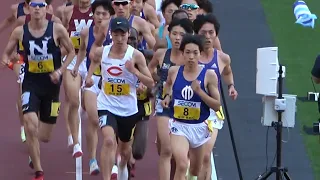 『三浦龍司(順大)優勝/中野翔太(中大)3位表彰台』関東インカレ5000m決勝(男子1部)  2022.5.22