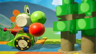 Yoshi's Crafted World 100% Walkthrough Part 2 - Go-Go Land + Big Paper Peak