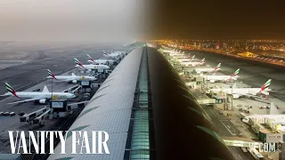 A Day at the Dubai Airport, in One Minute