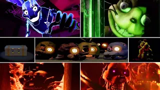 Five Nights at Freddy's - All Endings (Canon & Non-Canon)