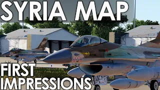 DCS World Syria Map First Flight & Impressions in the F-16C Viper!