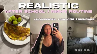 My *realistic* after school/night routine (as a sophomore in high school )