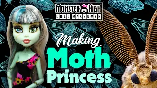 Making CUTE MOTH PRINCESS DOLL / Monster High Doll Repaint by Poppen Atelier