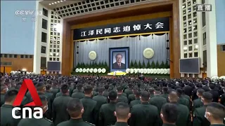 Memorial ceremony for late China president Jiang Zemin