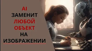 Как заменить объект на изображении или фон с помощью AI