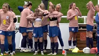 England Women train at St George's Park ahead of Sweden Euro 2025 qualifier
