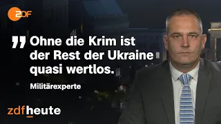 So ist die Lage an der Front: Militärexperte zu Russlands Krieg gegen die Ukraine | ZDFheute live