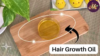 Hair Growth Oil | Homemade Garlic Hair Oil for Double Hair Growth - Stop hair fall