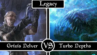 Grixis Delver vs Turbo Depths. Legacy MTG