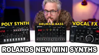 ROLAND AIRA COMPACT – a portable mini synth setup with J6 Synth, T8 drum machine and E4 vocal FX