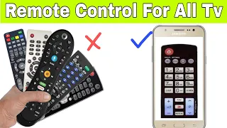 Remote control  for all TV | smartphone ko TV remote kaise banaye | TV remote control app