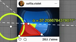 J’ai retracé un compte insta grâce à la trigonométrie