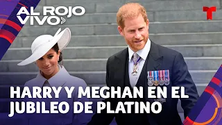 Príncipe Harry y Meghan Markle reaparecen junto a la familia real