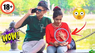 Romantic Extra Hand Prank on cute girl 😜 #prank #Extrahandprank #extrahandonshoulderprank #viral