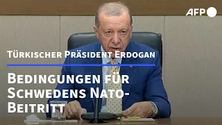 Erdogan: Schwedischer Nato-Beitritt bei EU-Perspektive für Türkei | AFP