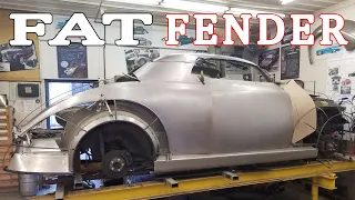 Shaping the 1st Rear Fender Section - Ep.21 1940 Ford Coupe Inspired M40C Build