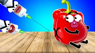 Doodle Drama & Talking Food | Crazy Doctor Checkups & Awkward Situations by Doodland